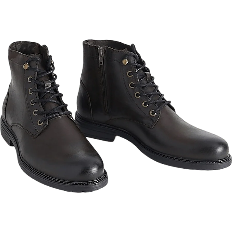 Lace Boot Brown Leather - Image 3