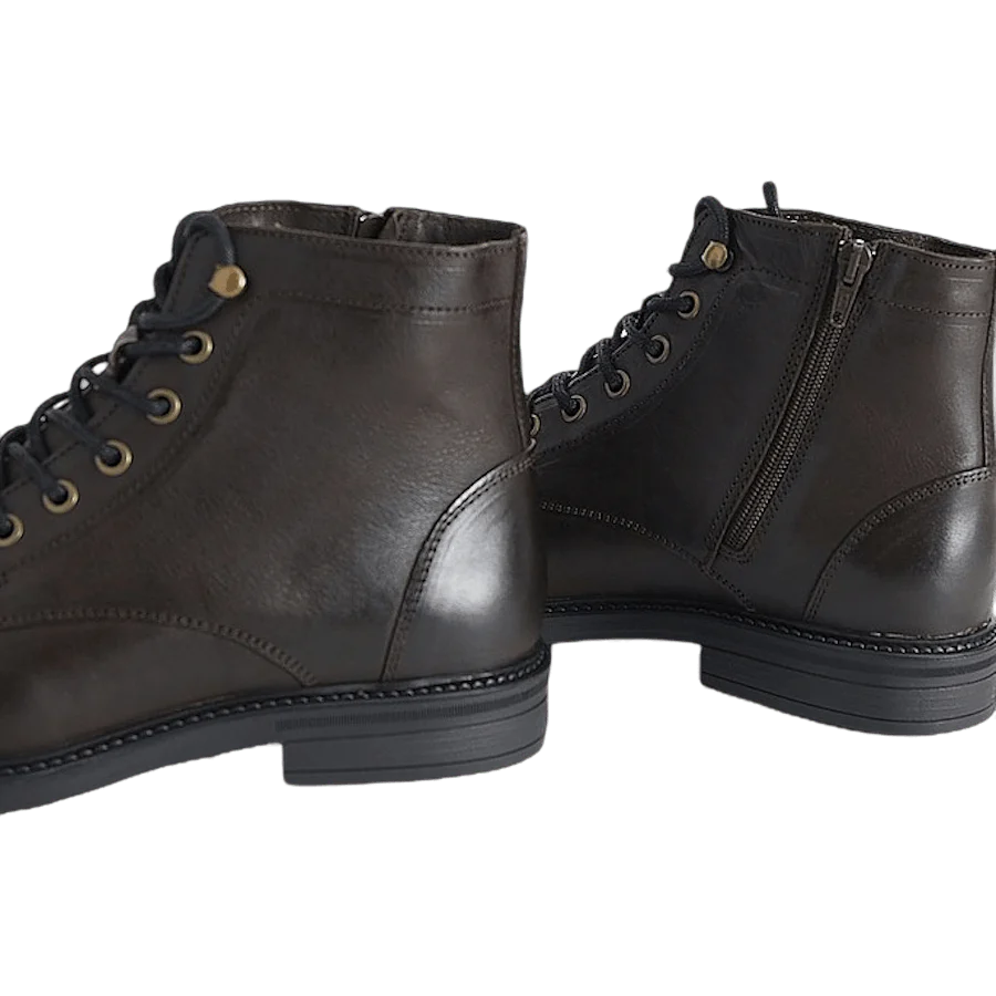 Lace Boot Brown Leather - Image 5