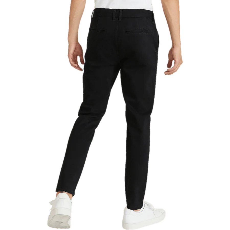 Skinny Cropped Chino Black - Image 2