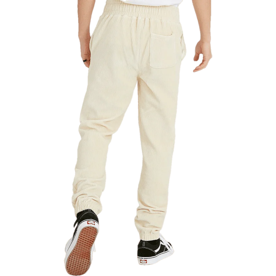 Soft Cord Sweatpants Beige - Image 2