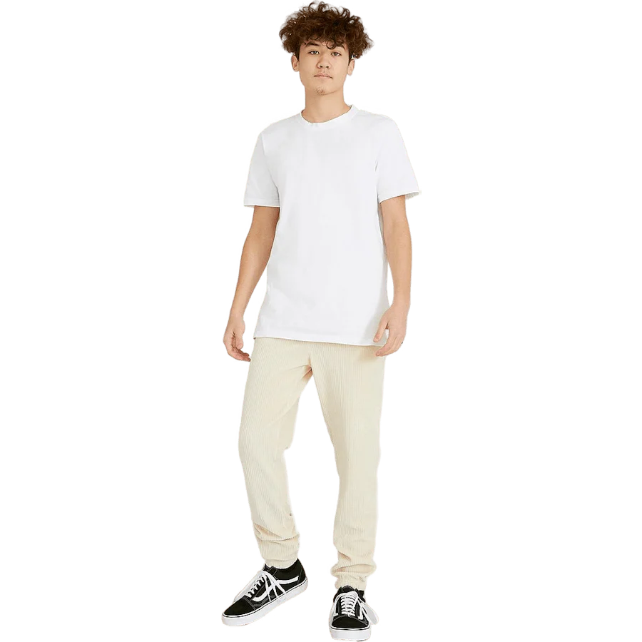 Soft Cord Sweatpants Beige - Image 4