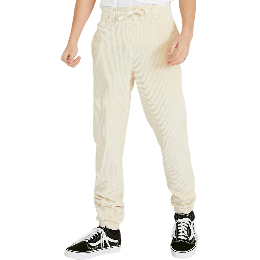 Soft Cord Sweatpants Beige - Image 5