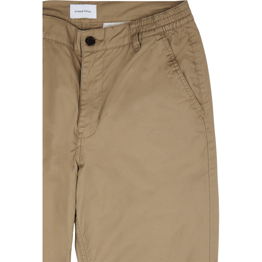 Studio Total Studio Total Tapered Fine Twill Trouser Lt - Image 3
