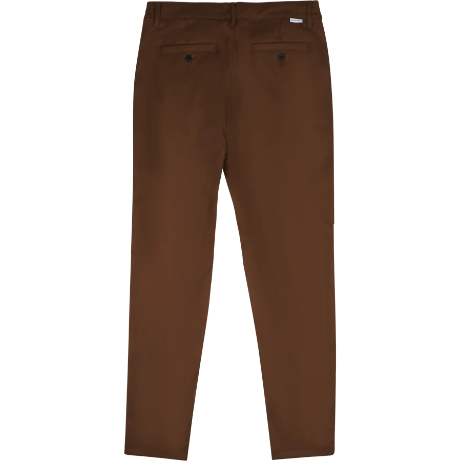 Studio Total Tapered Twill Trouser Ochra - Image 2