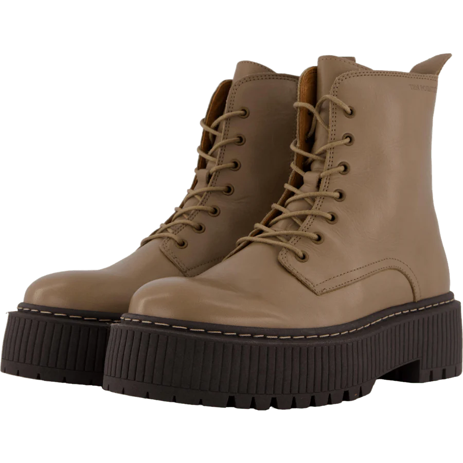 Alina Laced Boots Taupe - Image 2