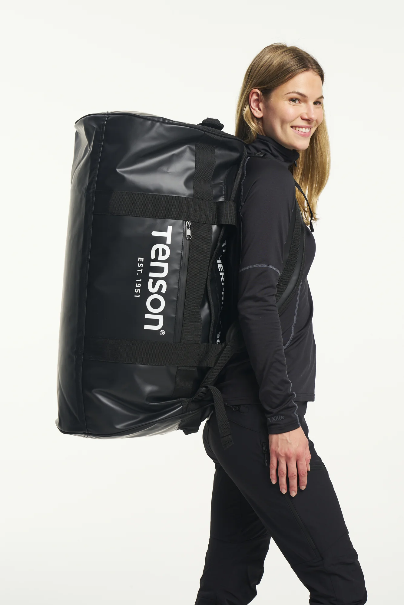 Tenson Weatherproof Duffel 90l Black - Image 3