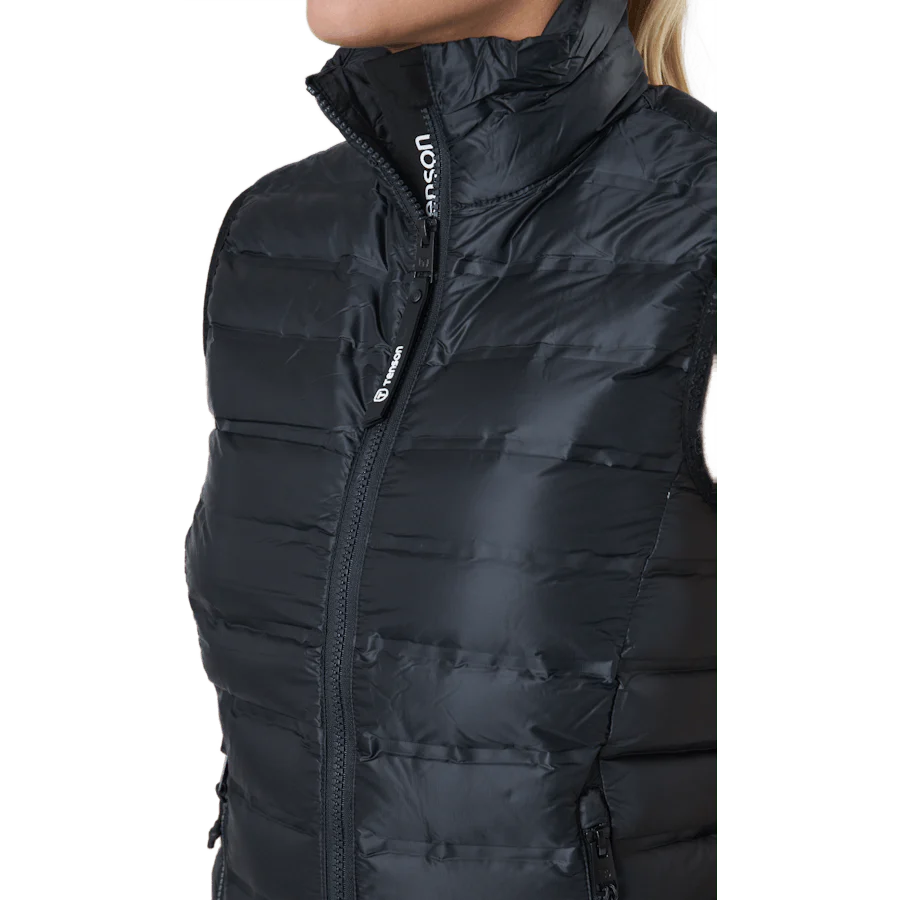 Tica Down Vest W 999 Black - Image 4