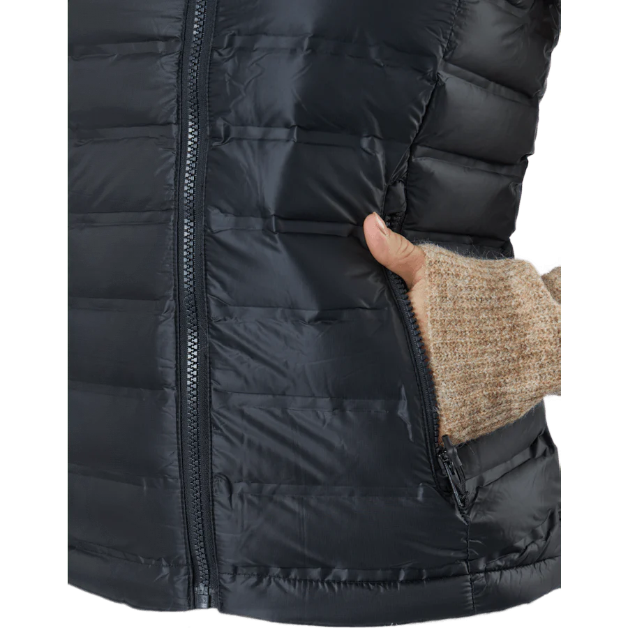 Tica Down Vest W 999 Black - Image 5