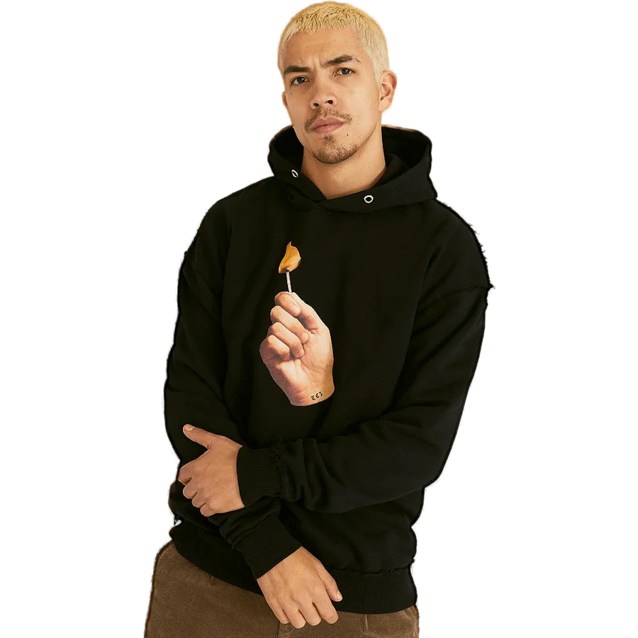 Torch Hoodie Black - Image 4