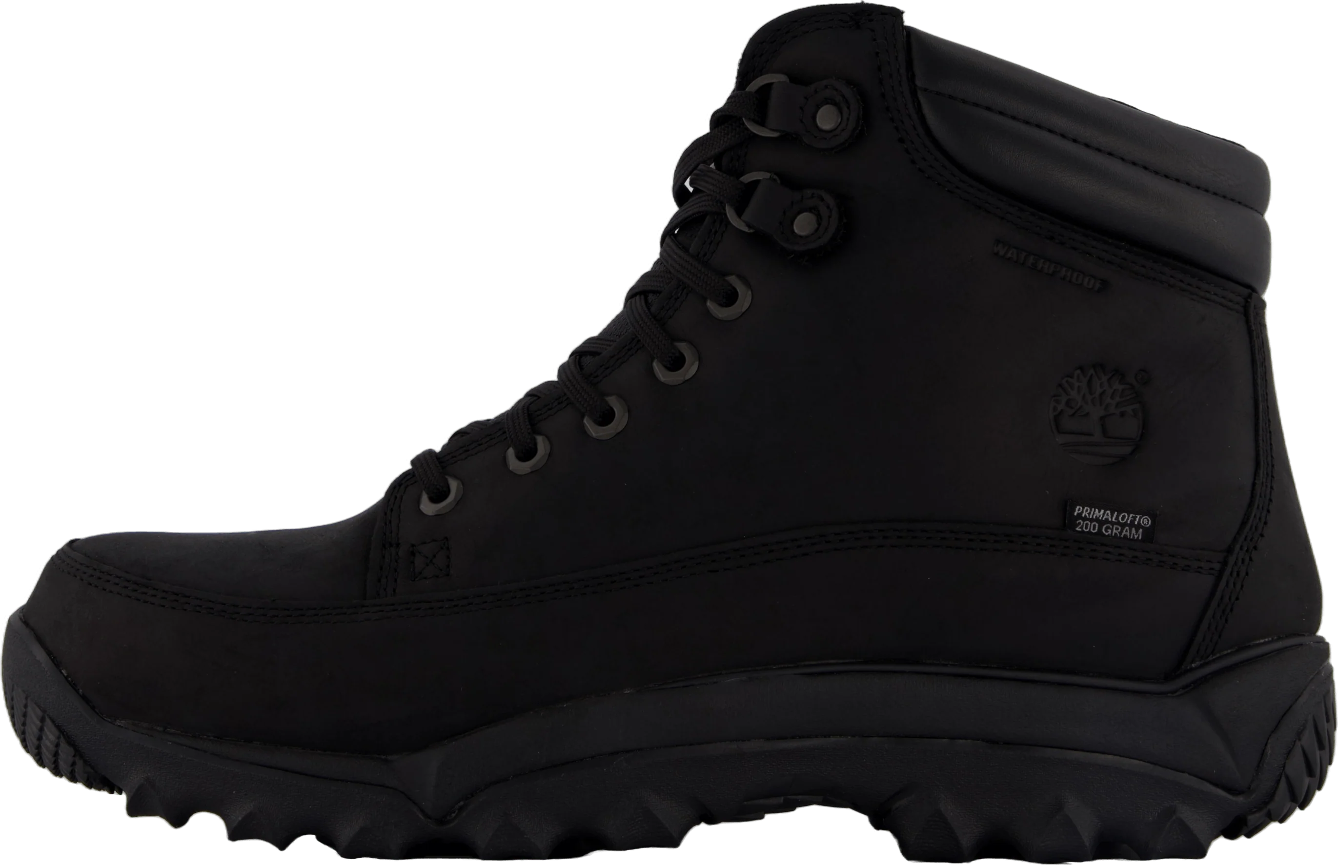 Mid Lace Up Waterproof Hiking Black