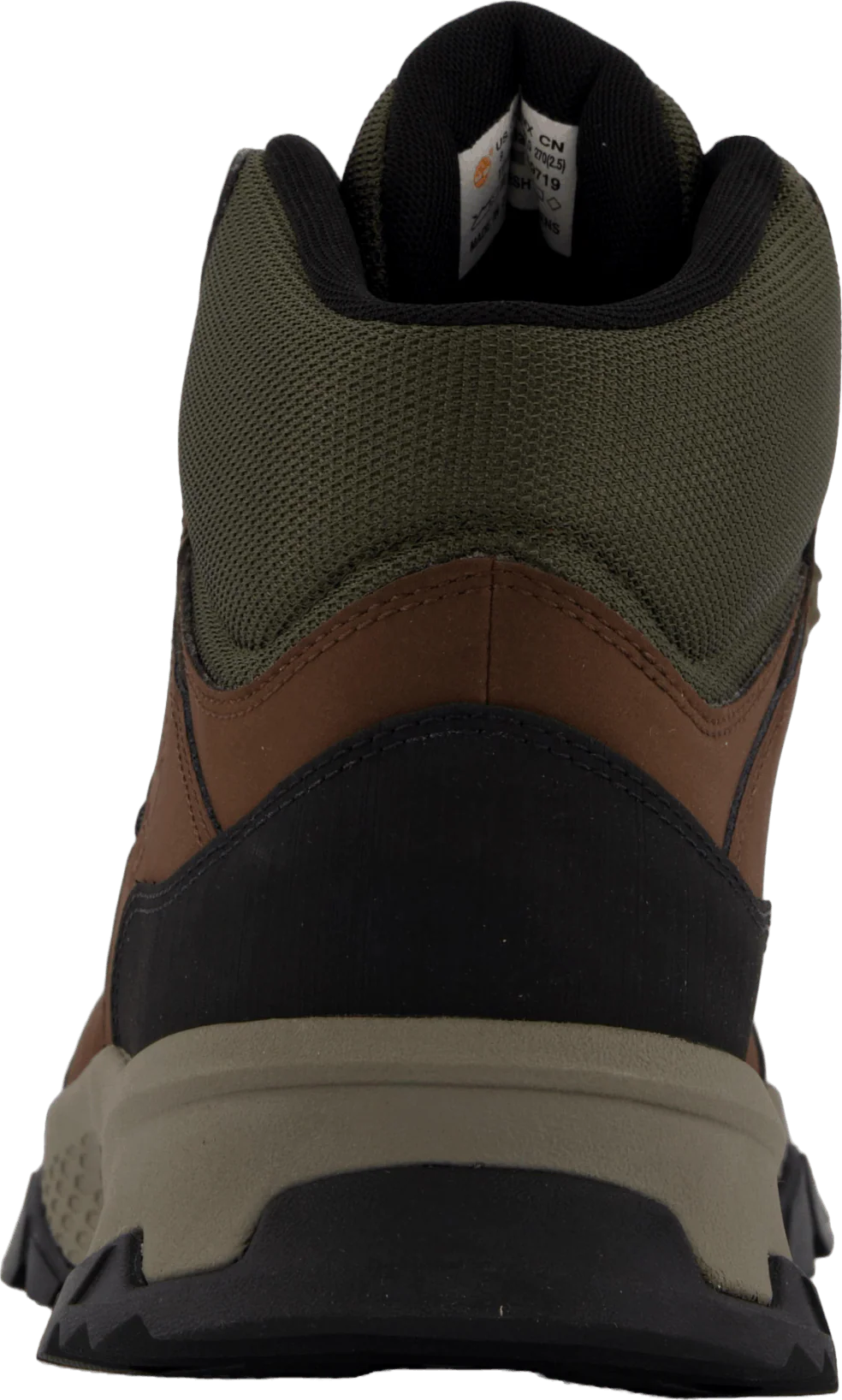 Mid Lace Up Waterproof Hiking Dark Brown - Image 5
