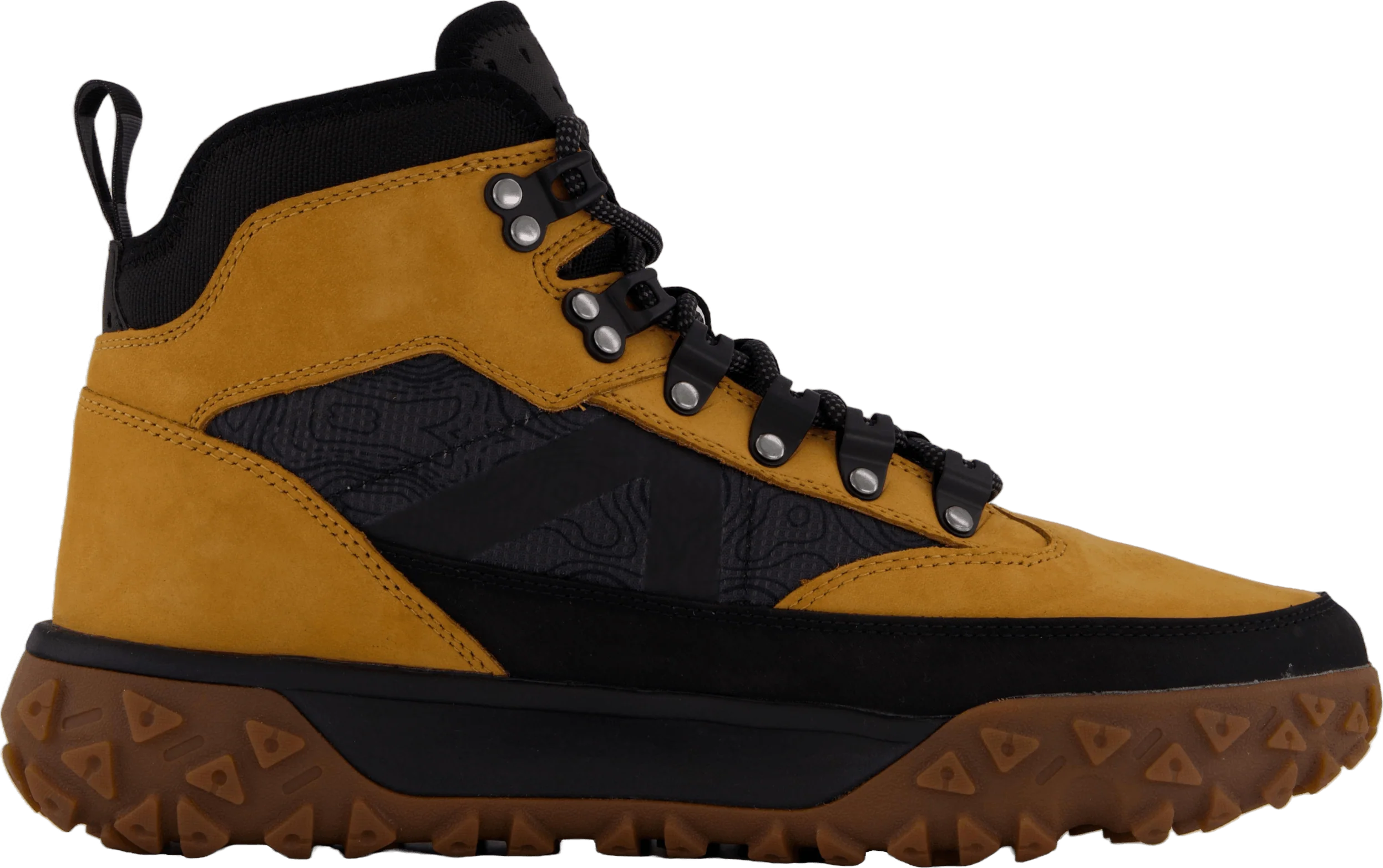 Mid Lace Up Waterproof Hiking Wheat - Image 3
