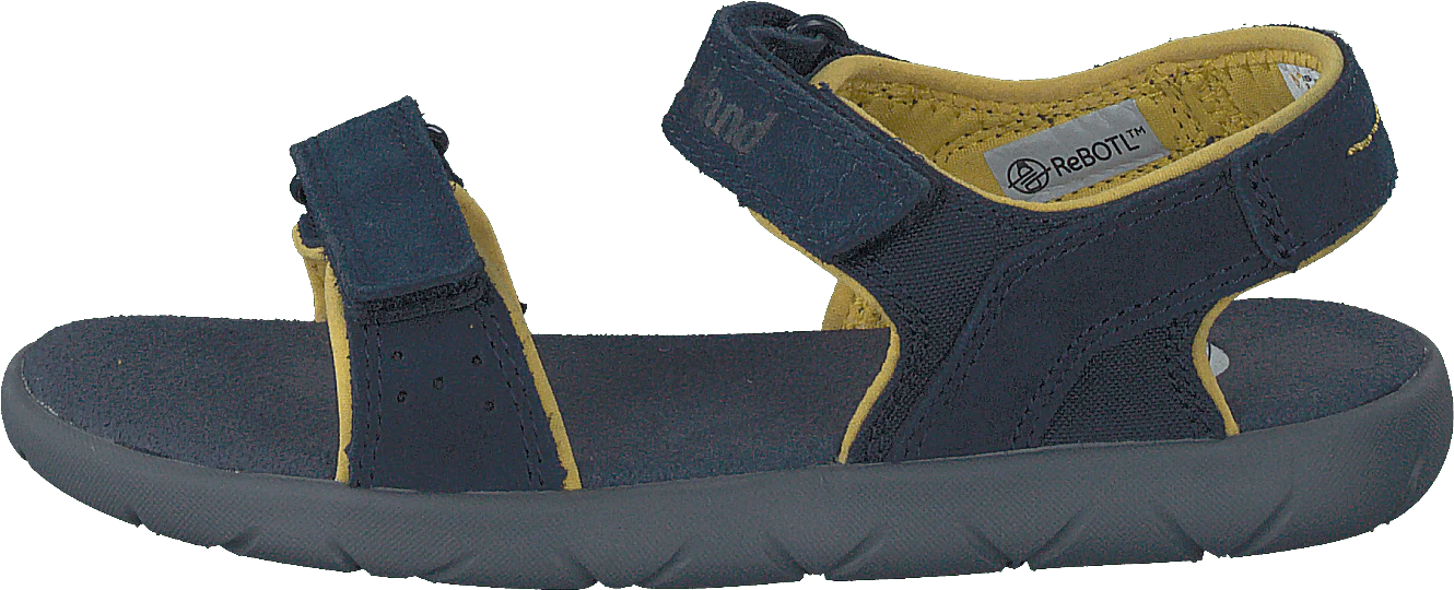 Nubble L/f 2 Strap Sandal Basi Black Iris