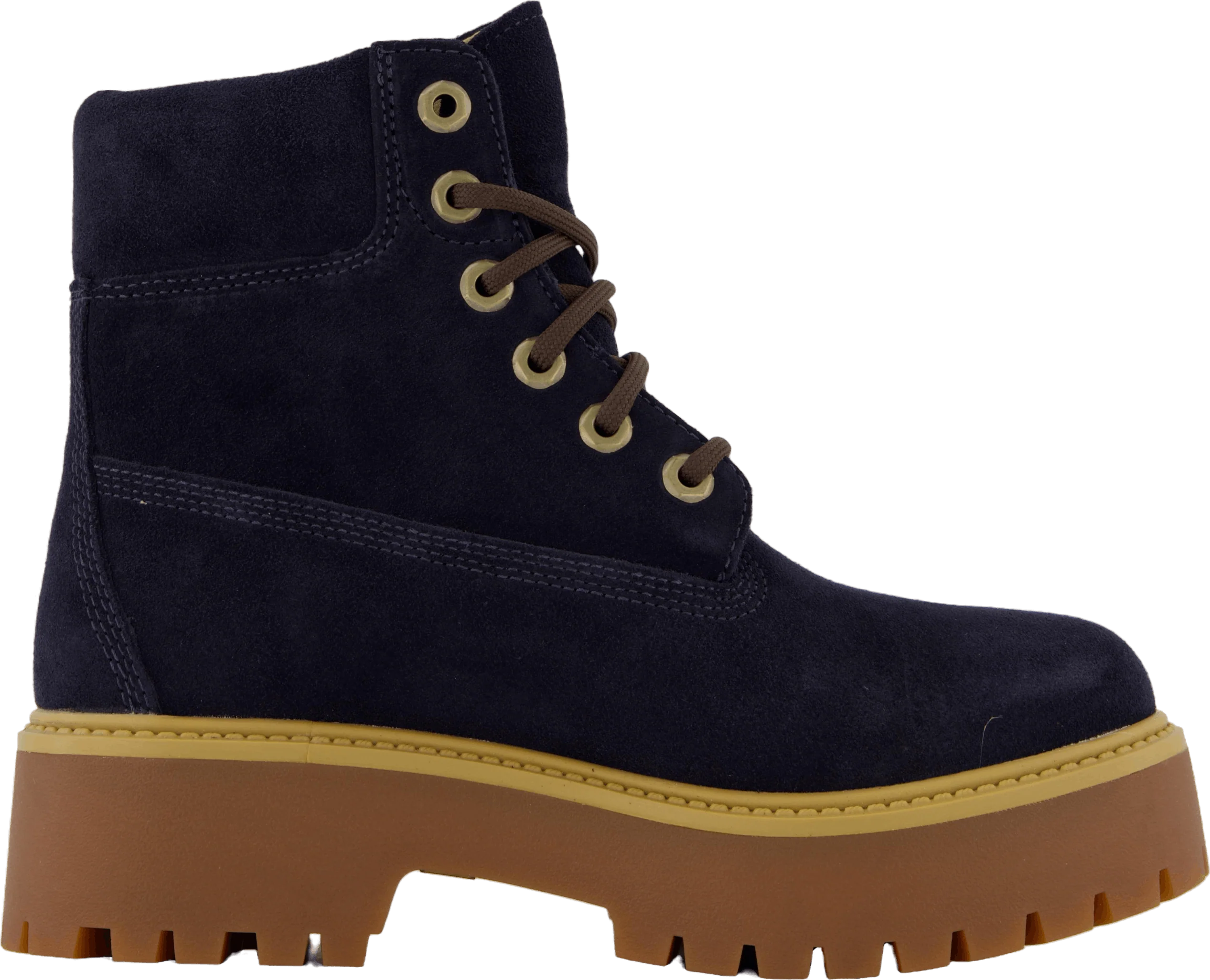 Stone Street 6 Inch Lace Up Wa Dark Blue Suede - Image 3