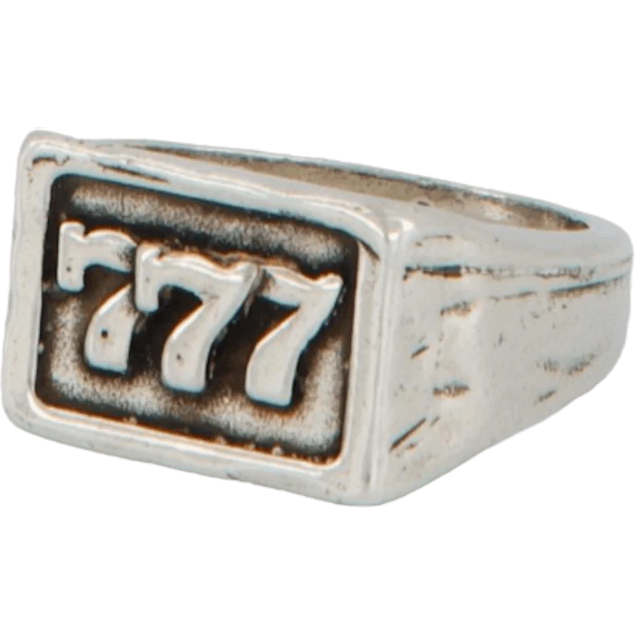 777 Ring Silver - Image 2