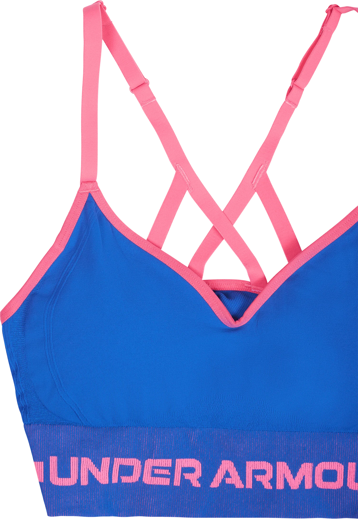 UA SeamlEssential Low Long Bra - Image 3