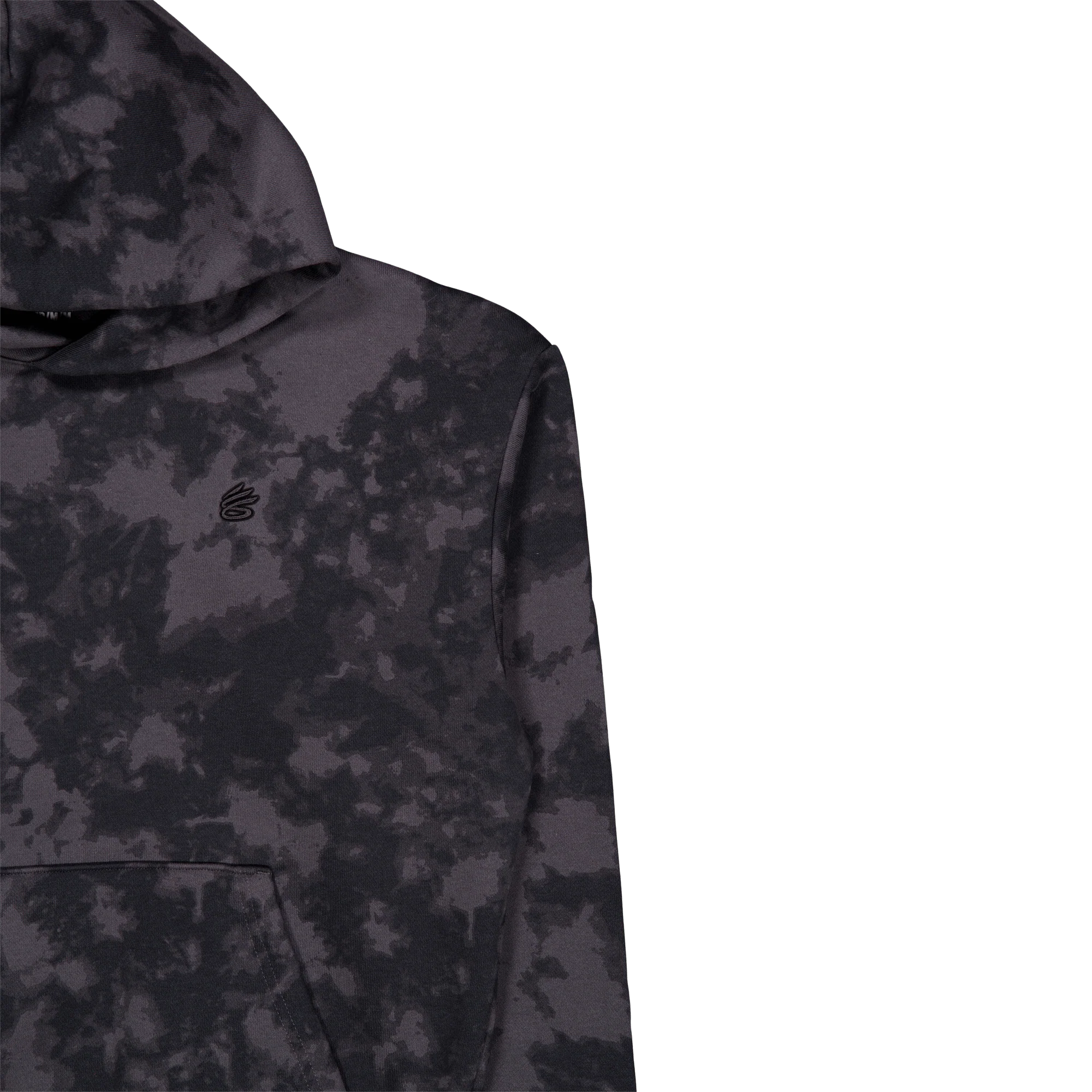 Curry Acid Wash Hoodie Jet Gray - Image 3