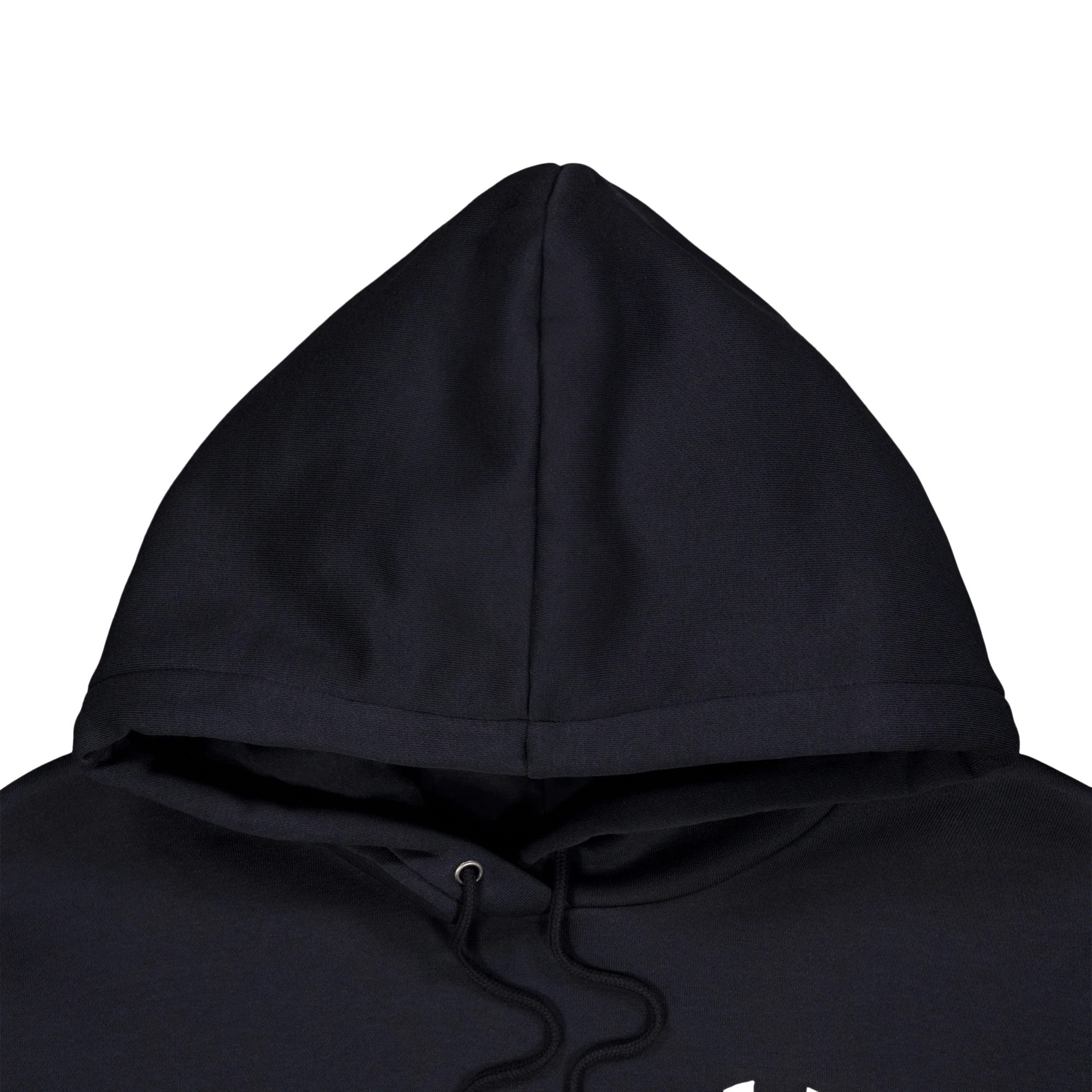 Essential Fleece Hoodie Black - Image 3