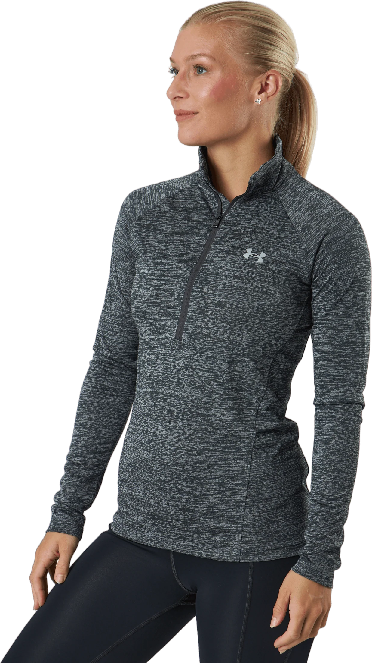 Tech 1/2 Zip - Twist Jet Gray - Image 2