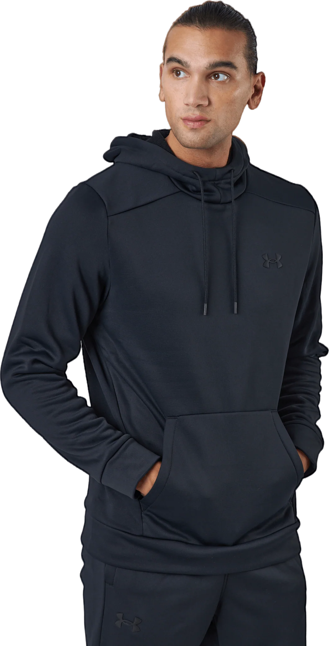 Ua Armour Fleece Hoodie Black