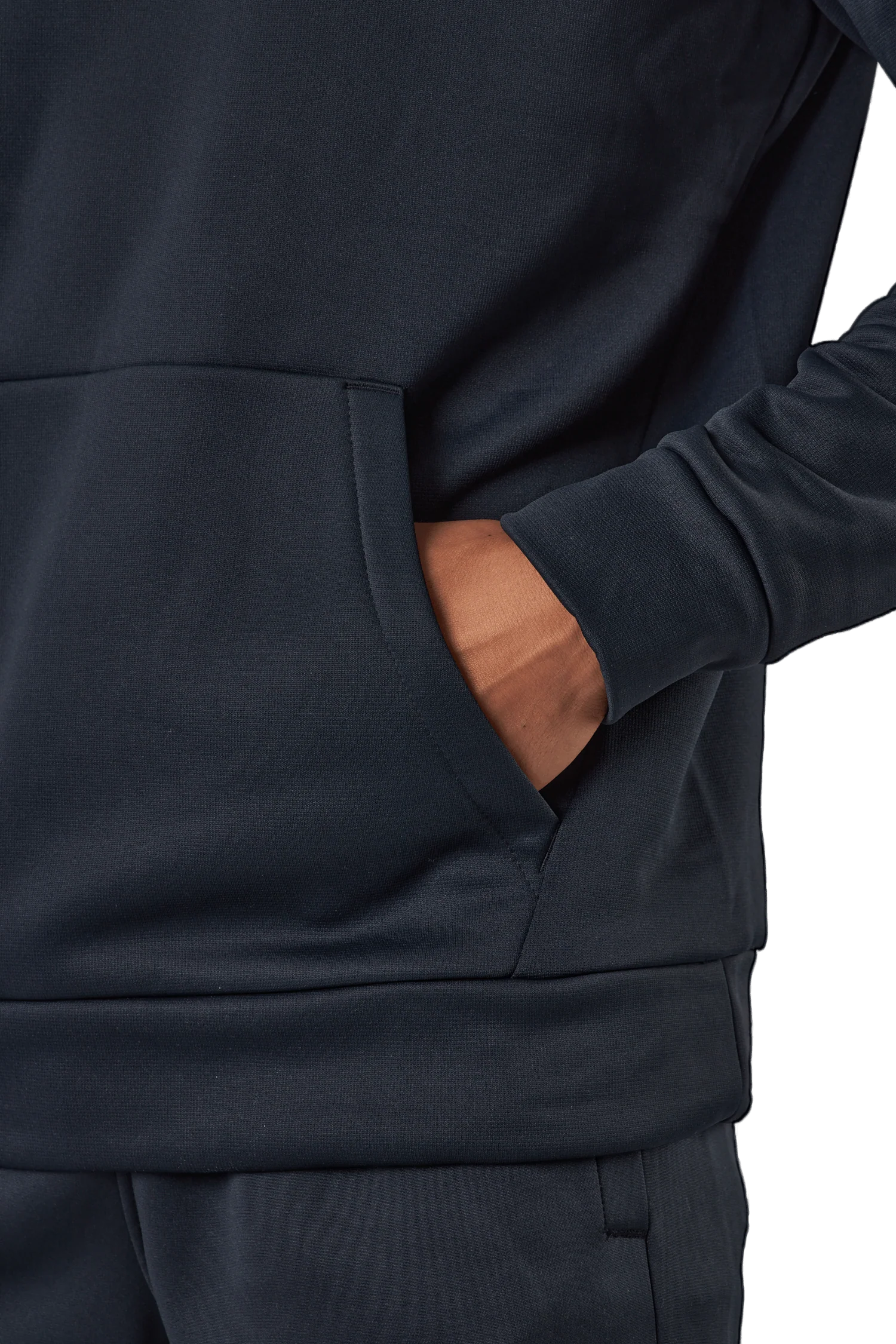 Ua Armour Fleece Hoodie Black - Image 5