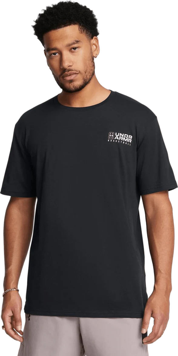 Ua Bball Logo Court Ss Black