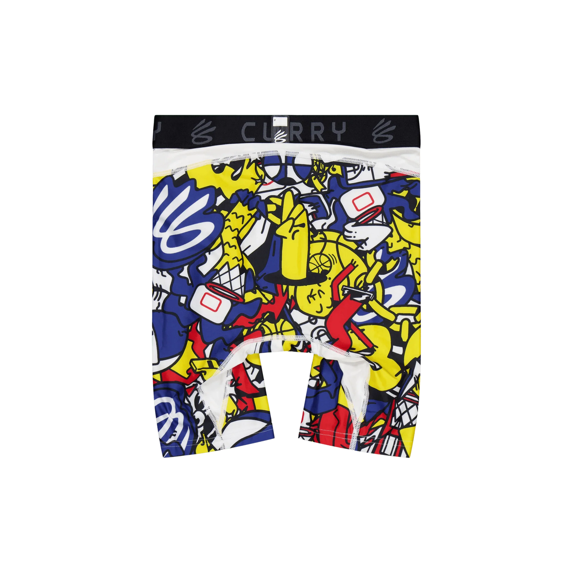 Ua Curry Hg Prtd Shorts White - Image 2