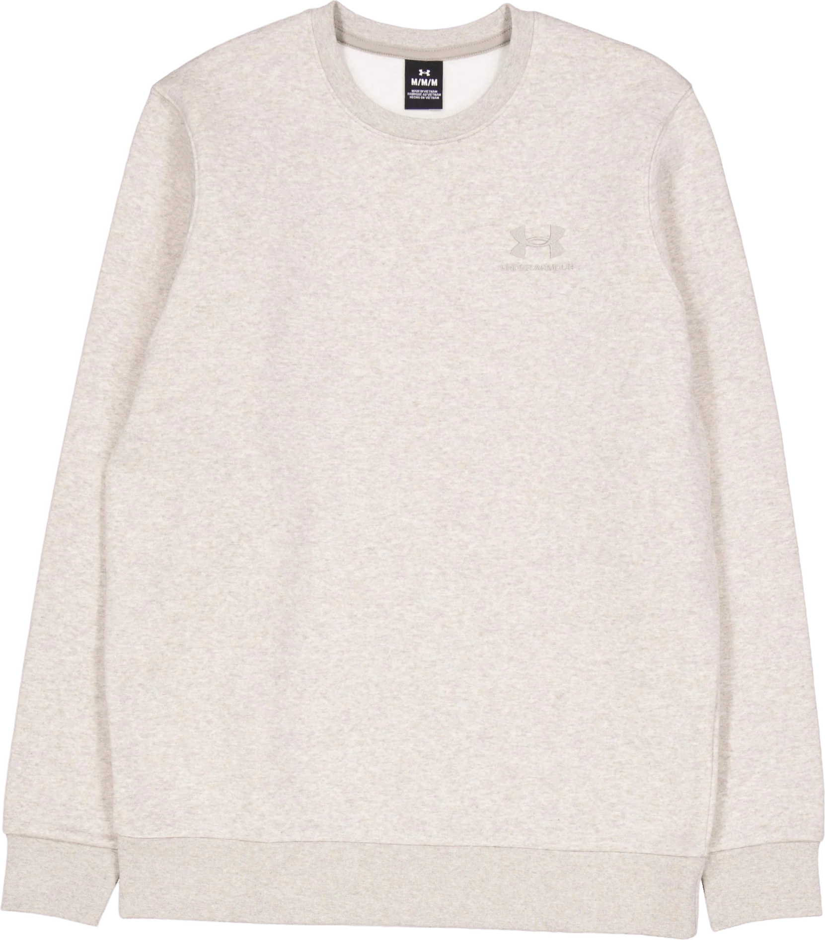 Ua Essential Fleece Crew Taupe