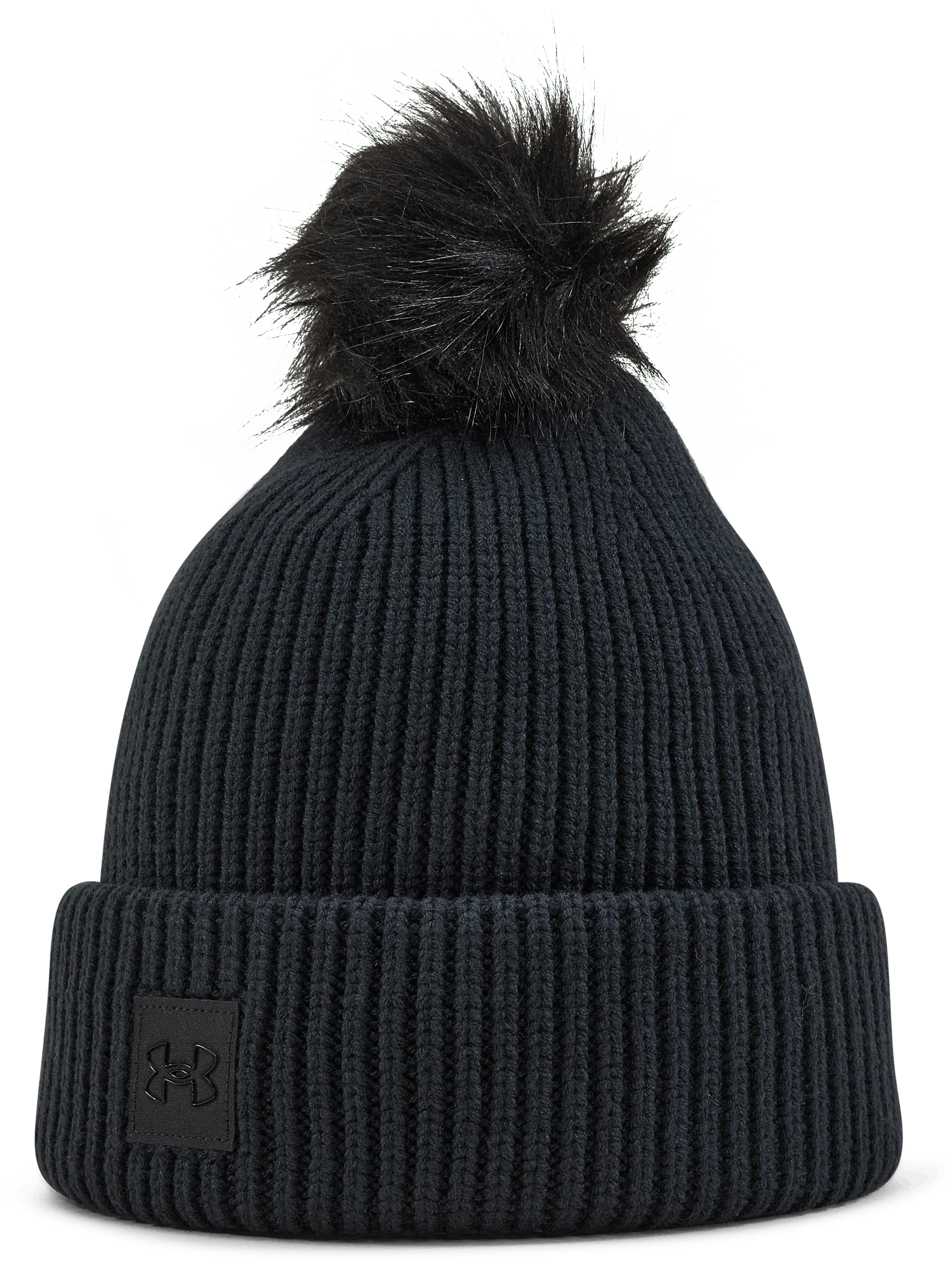 Ua Halftime Ribbed Pom Black