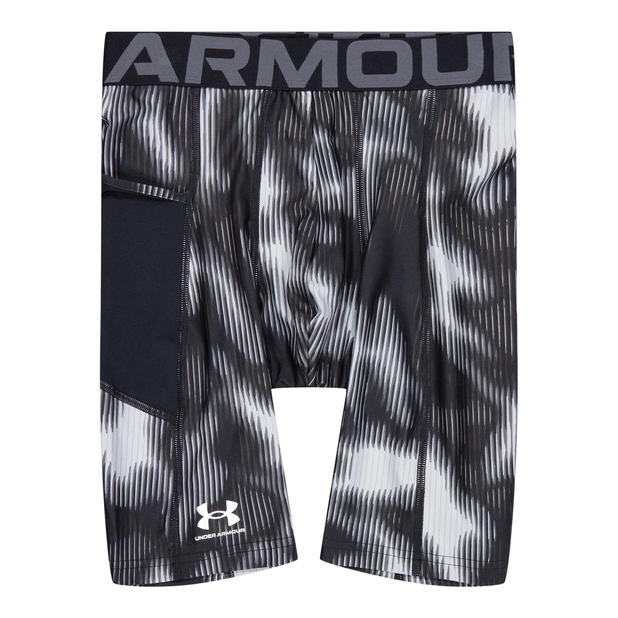 Ua Hg Prtd Long Shorts Black