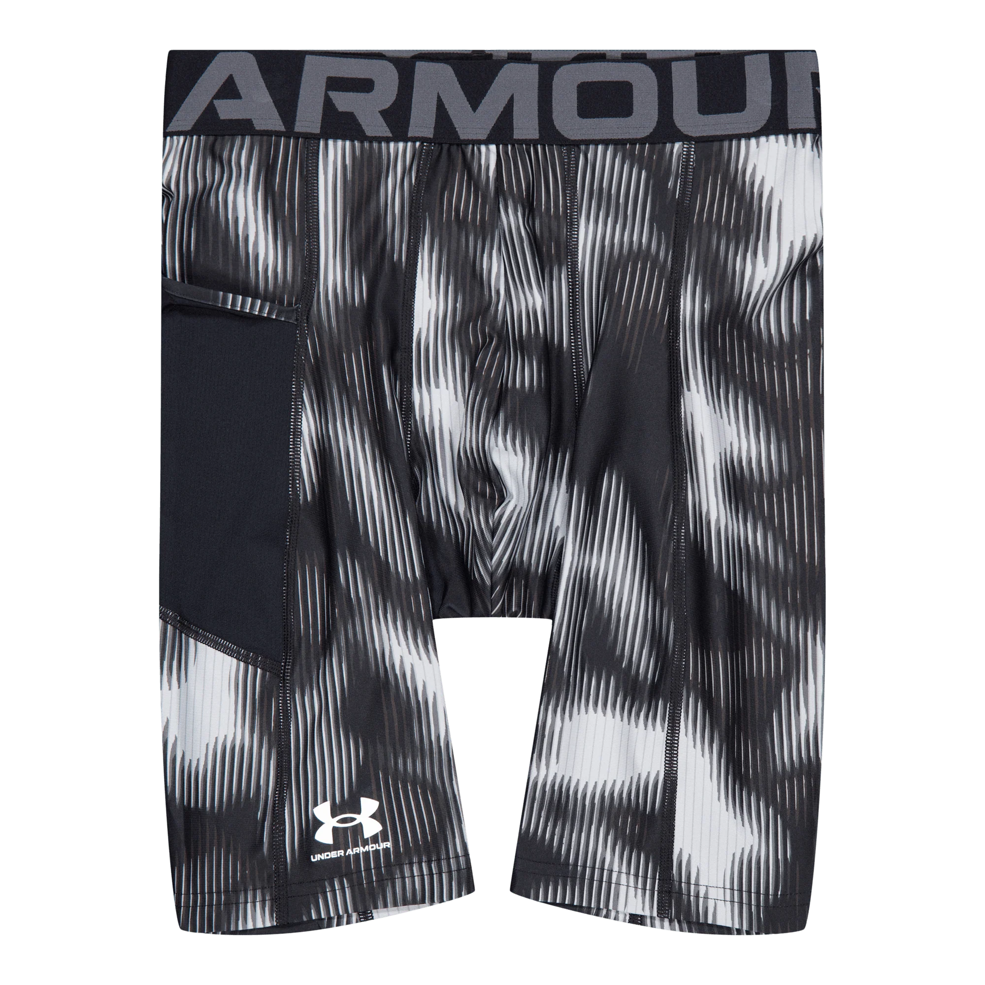 Ua Hg Prtd Long Shorts Black - Image 3