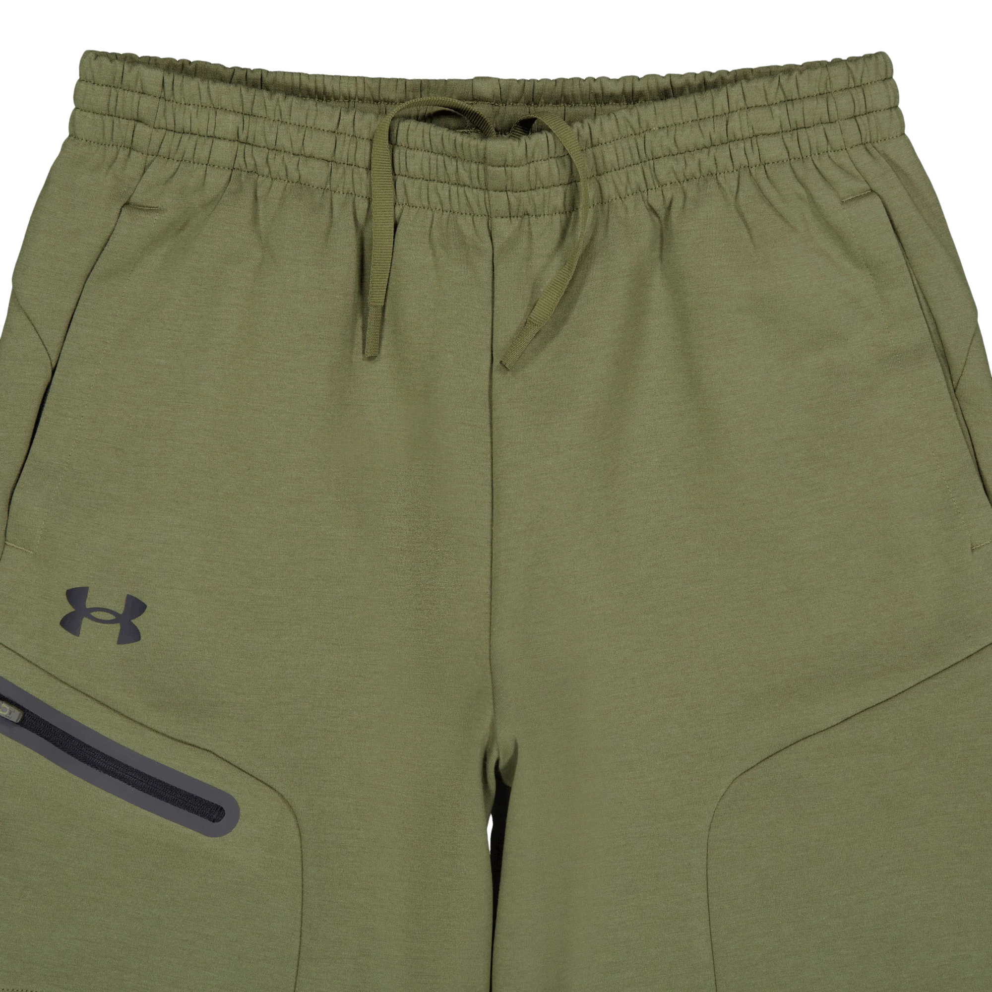 Ua Unstoppable Flc Shorts Marine Od Green - Image 3