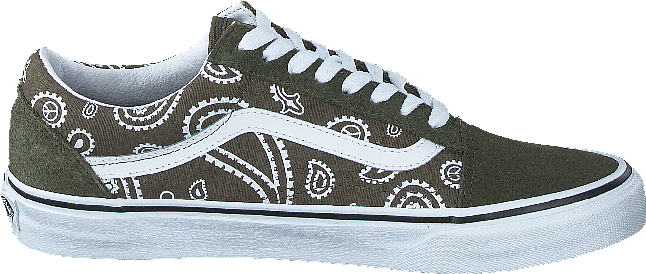 Ua Old Skool (peace Paisley)grplftrwht - Image 2
