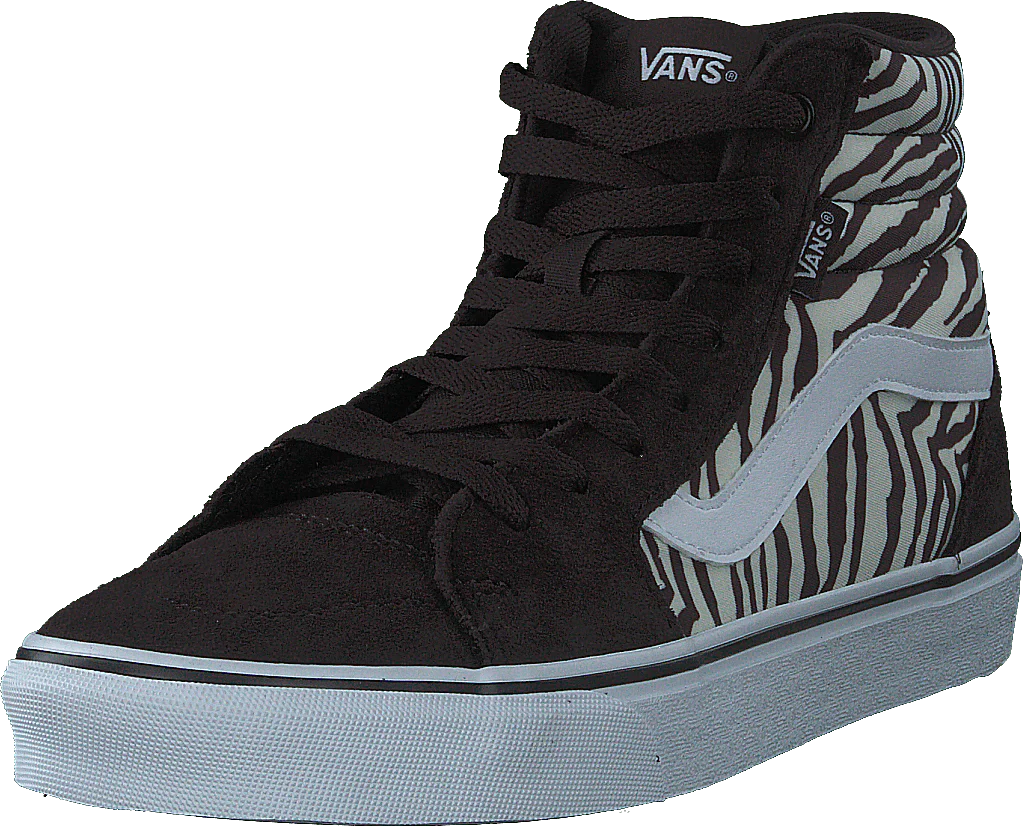 Wm Filmore Hi Satin Tiger Brown/white - Image 3
