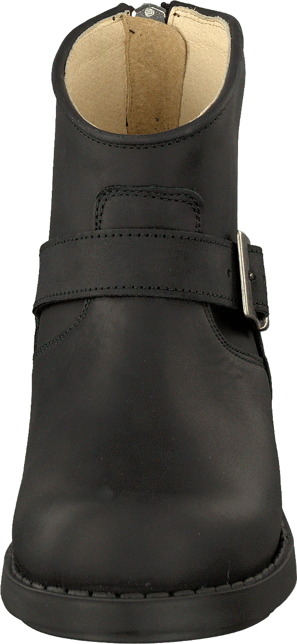 Very Low Boot Zip Back Black/Silver - Image 4