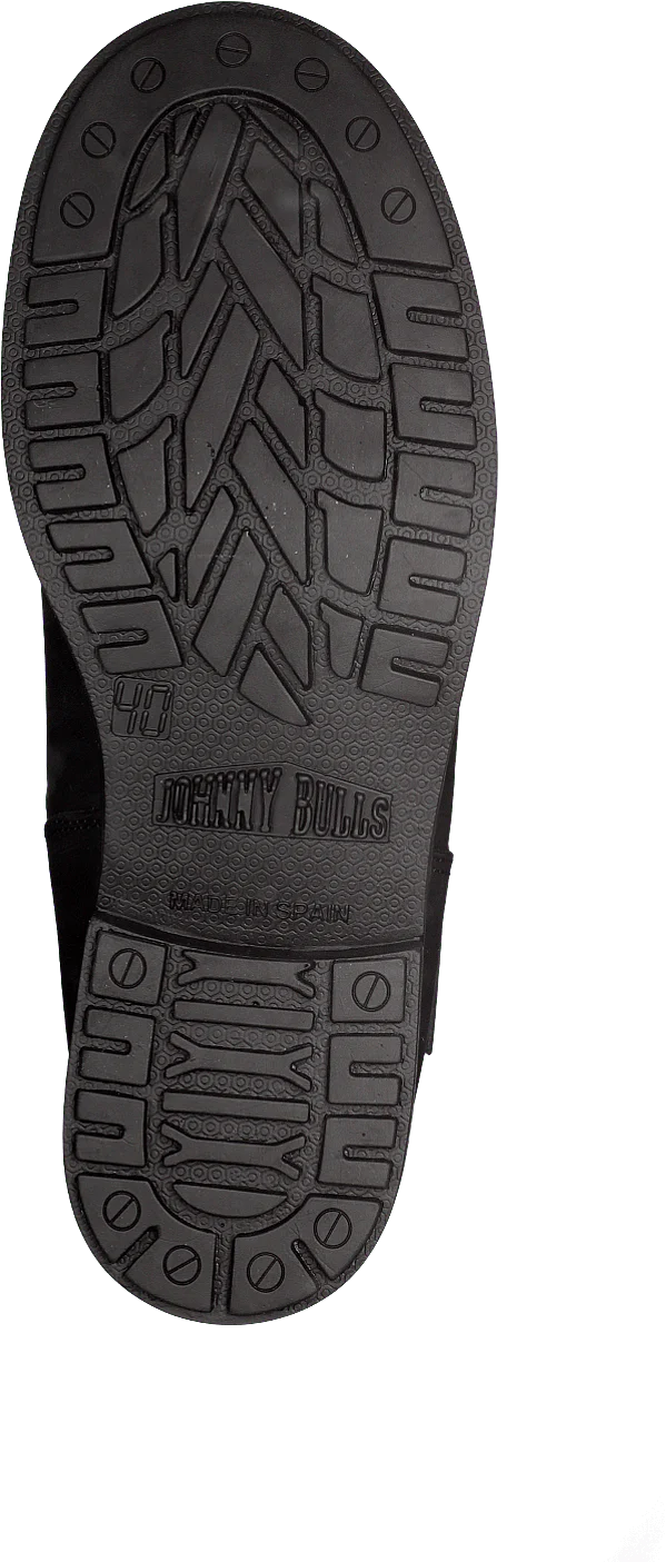 Very Low Boot Zip Back Black/Silver - Image 7